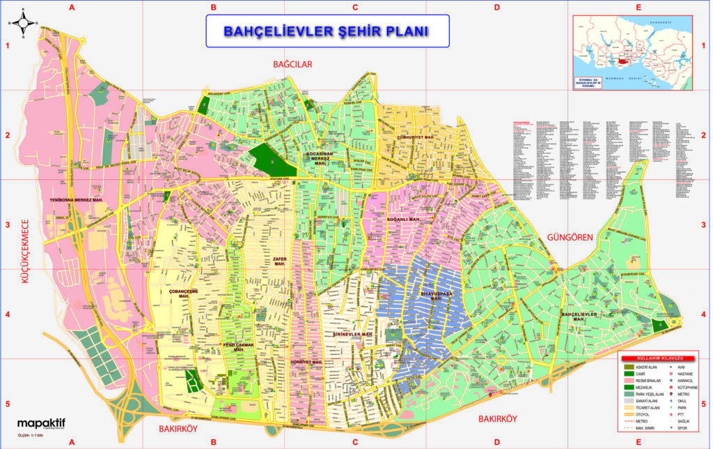 Bahçelievler Mahalleleri