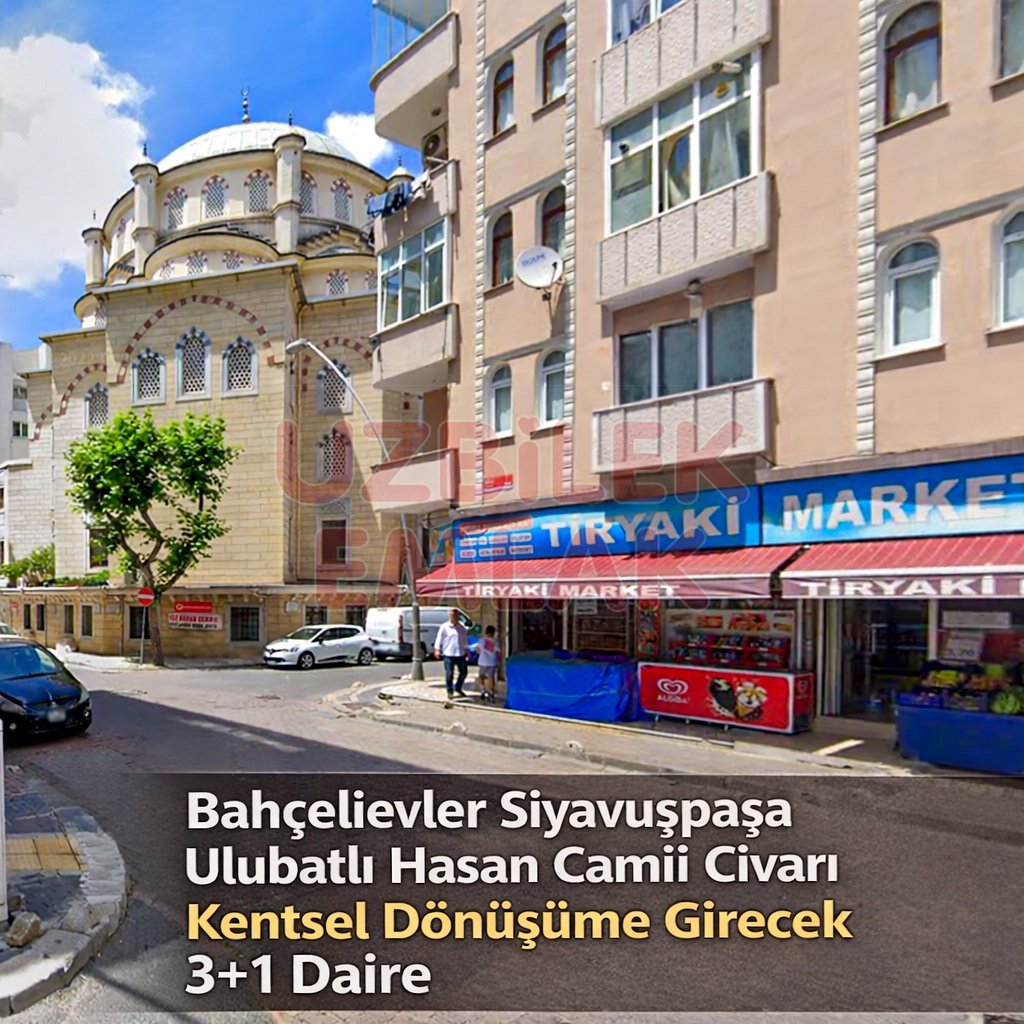 SİYAVUŞPAŞA MERKEZ | KENTSEL DÖNÜŞÜM FIRSATI | 3+1 SATILIK DAİRE